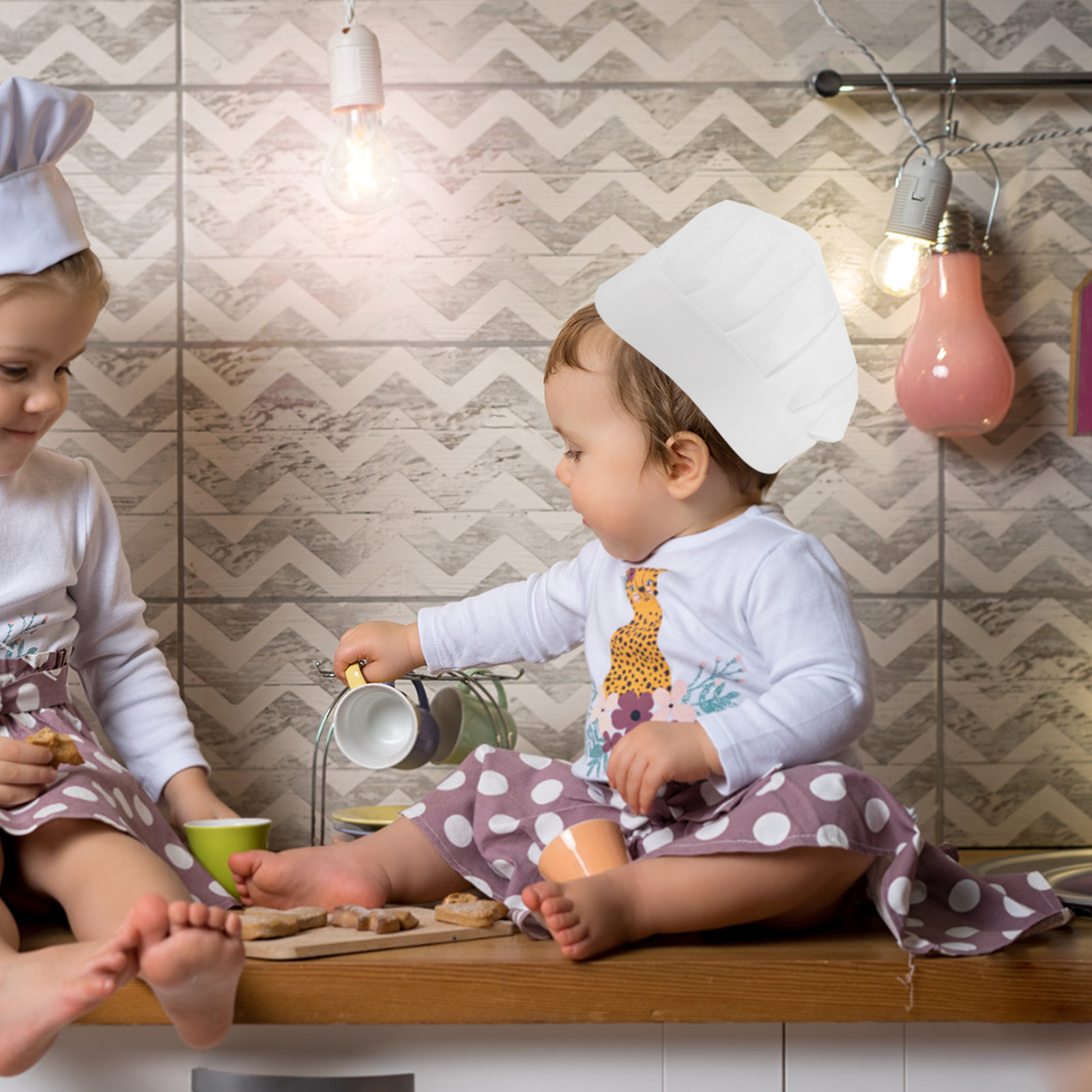 Kitchen Baking - 15 Toucas de Chef Descartáveis para