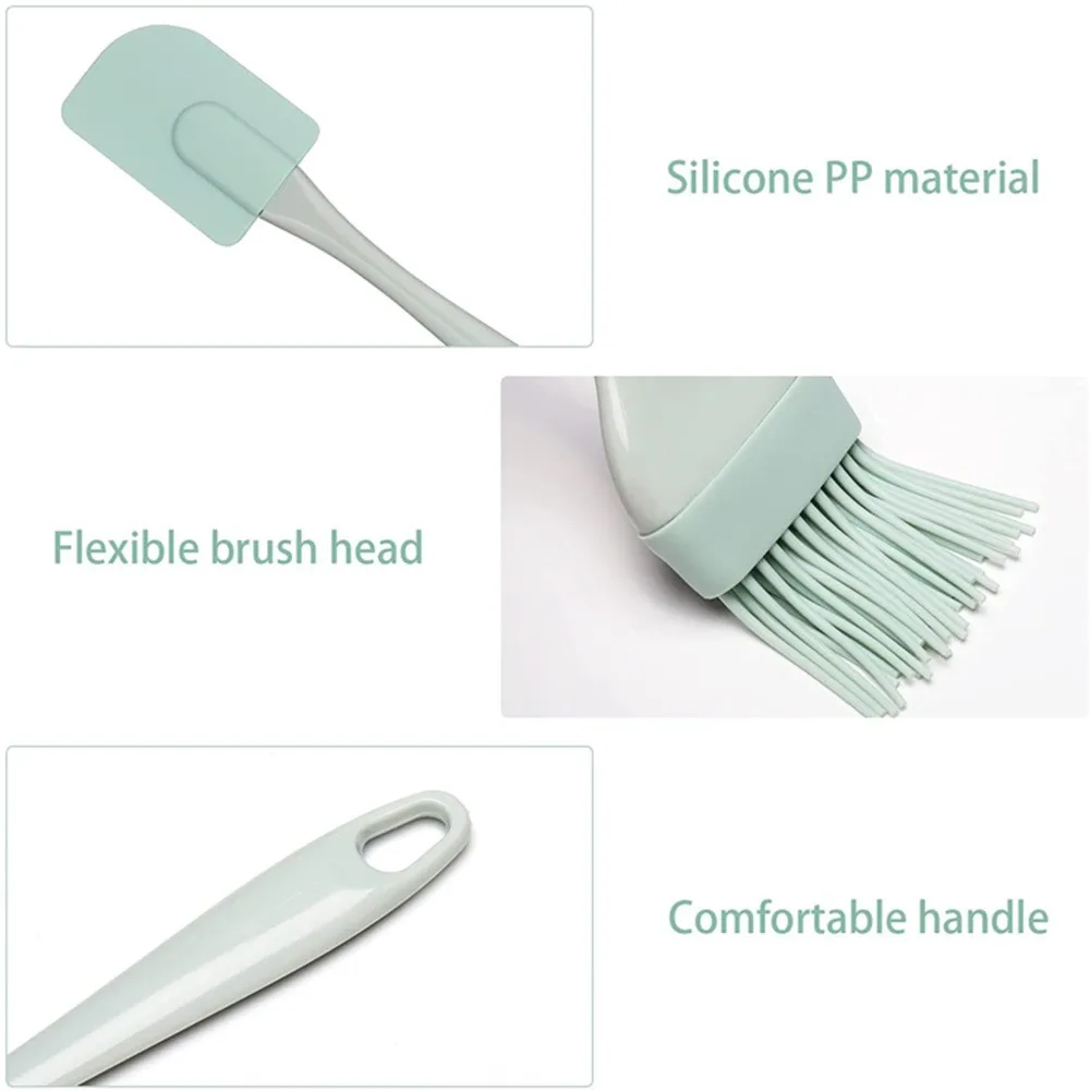 Kitchen Baking Appliances - Kit 3 Peças: Espátula de Silicone