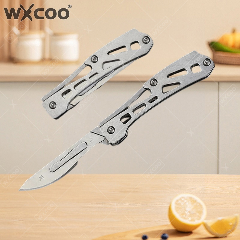 Kitchen Baking - Faca dobrável de aço inoxidável WXCOO,