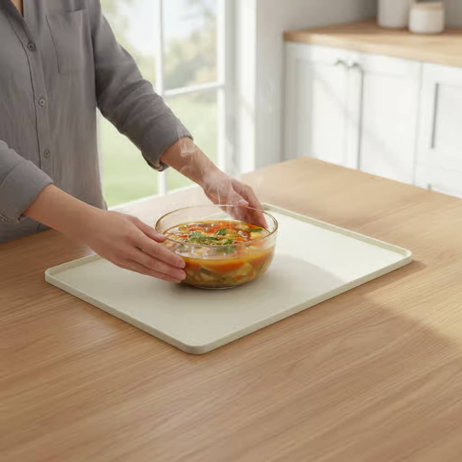Kitchen Baking Appliances - Protetor de Silicone para Micro-ondas, Tapete
