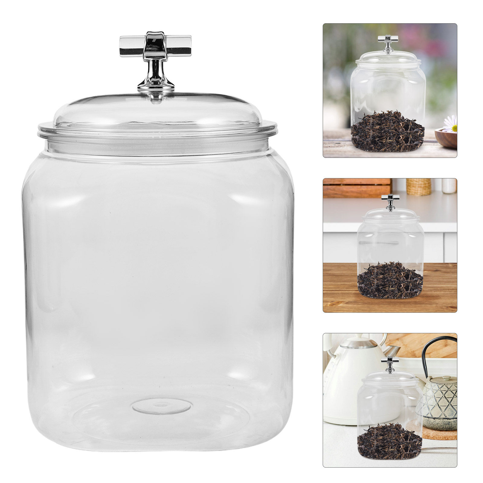 Grande Pote de Armazenamento d - Kitchen Baking Pantry avaliação e preço