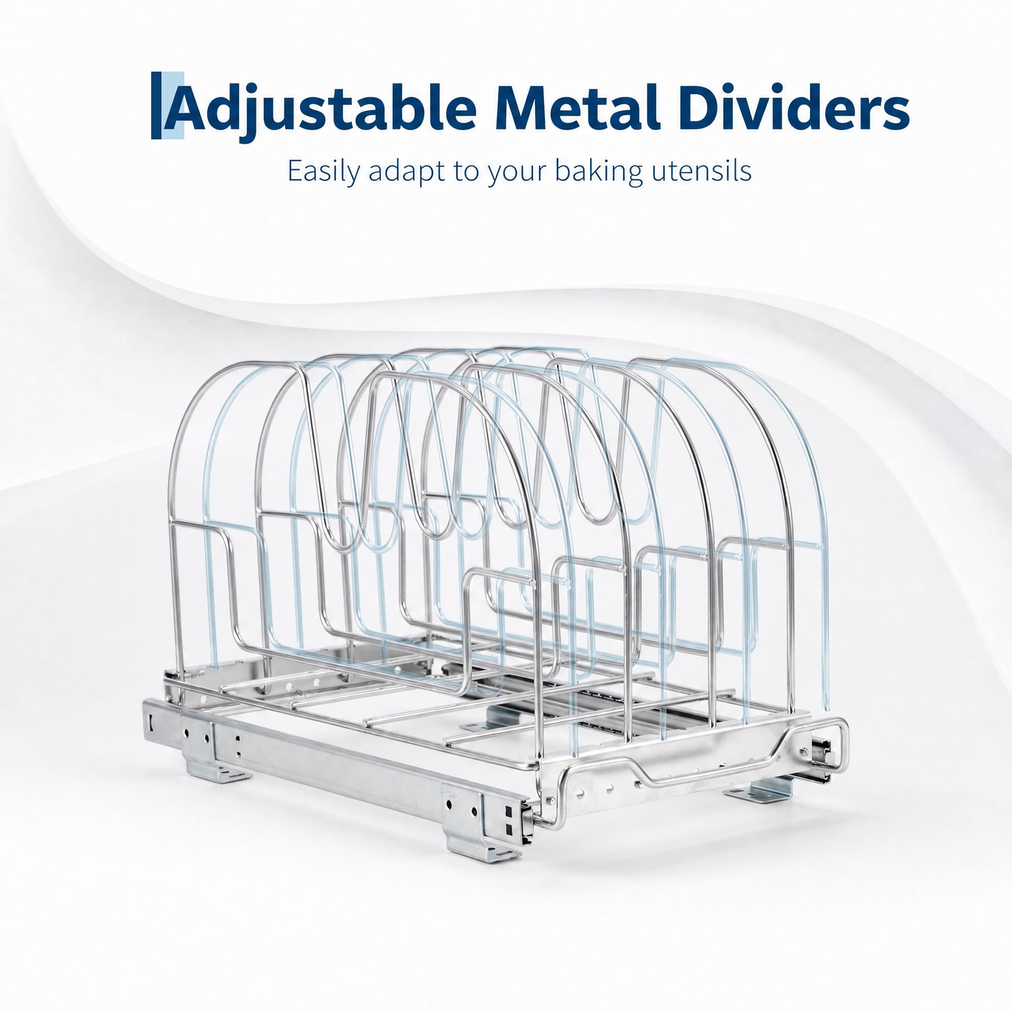 Organizador de cozinha em aço  - Kitchen Baking Sheet Organizer avaliação e preço