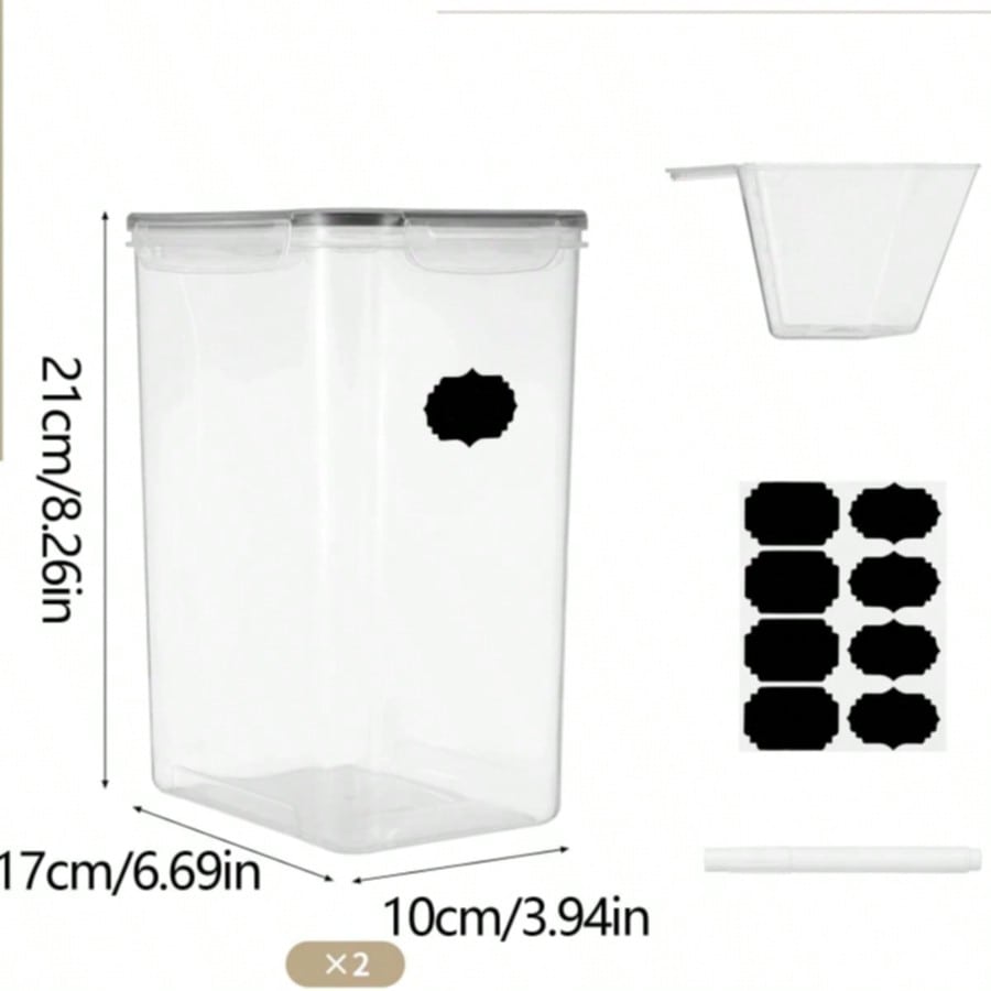 Recipientes herméticos extra g - Kitchen Baking Pantry avaliação e preço