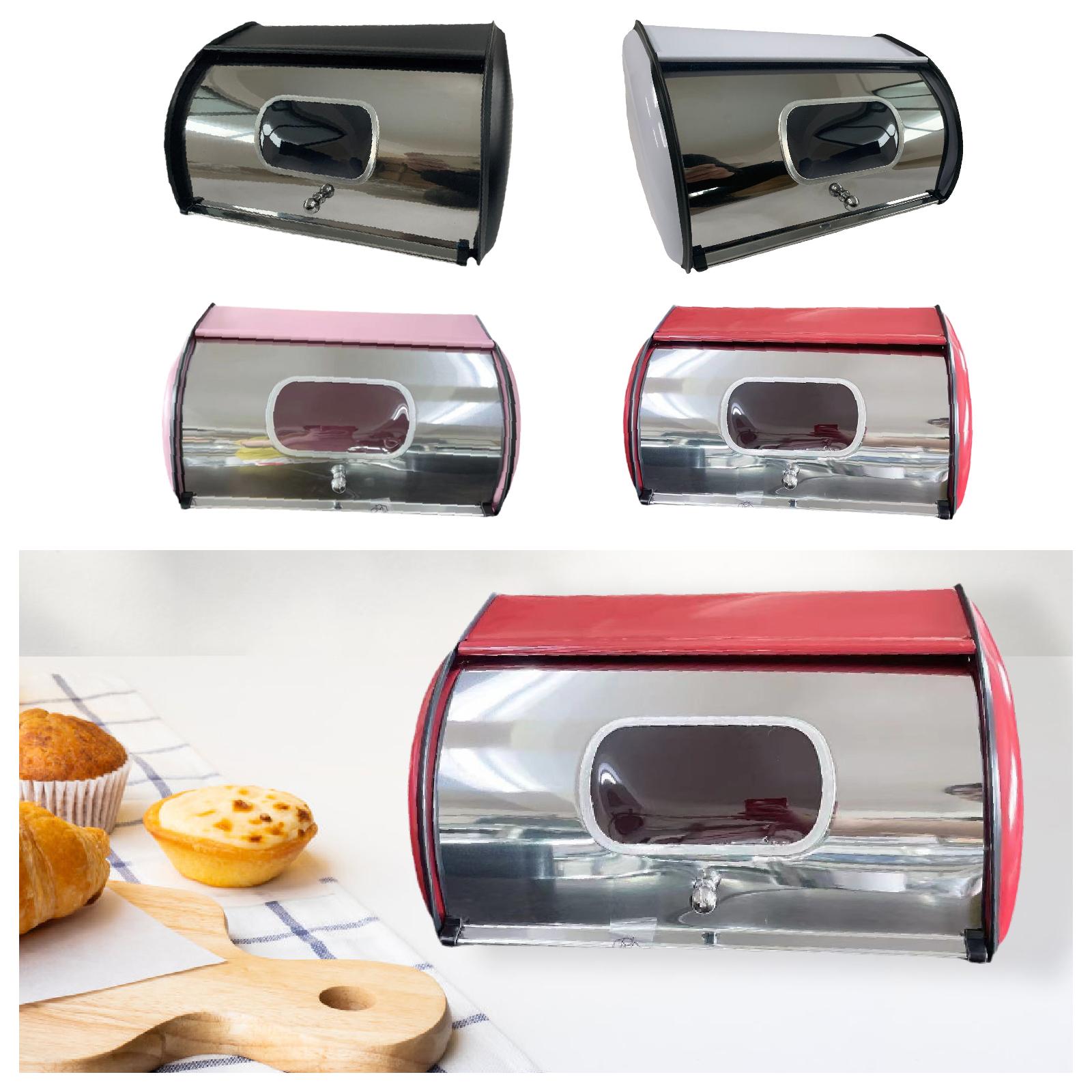 Caixa de Pão com Tampa Rolante - Kitchen Baking Pantry avaliação e preço